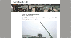 Desktop Screenshot of dampfkultur.de