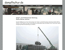Tablet Screenshot of dampfkultur.de